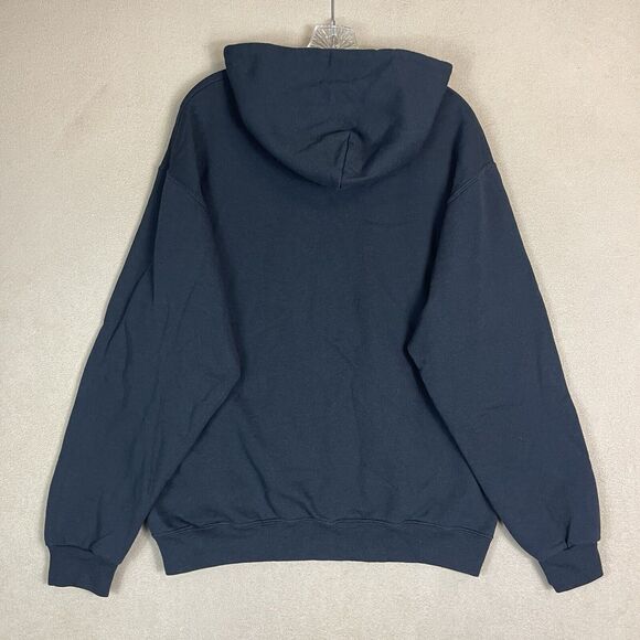 Karl Lagerfeld Sweatshirt Mens Large Black Big Karl Caracter Pullover Hoodie - Picture 11 of 12